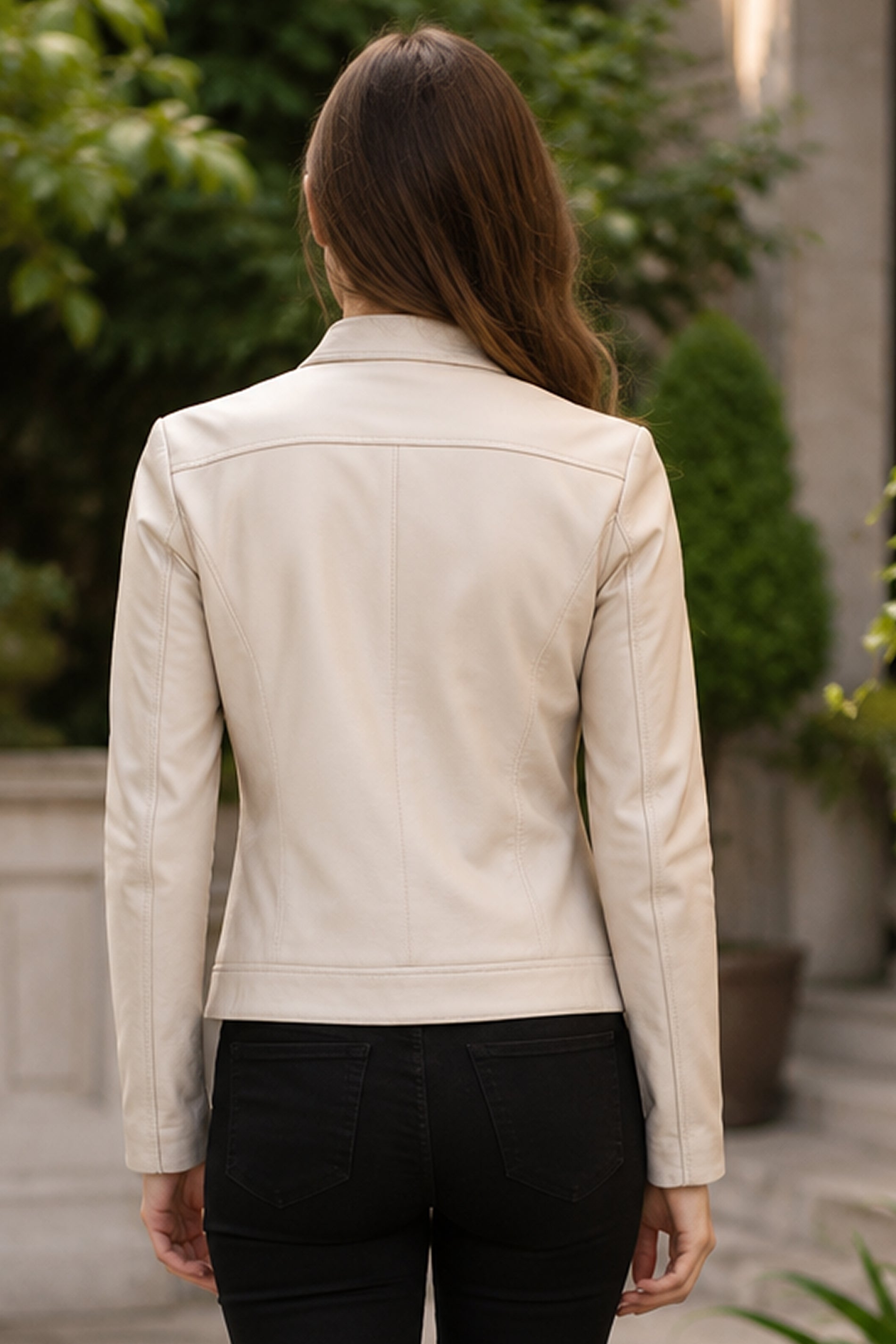 Bomber Jacket for Women White
