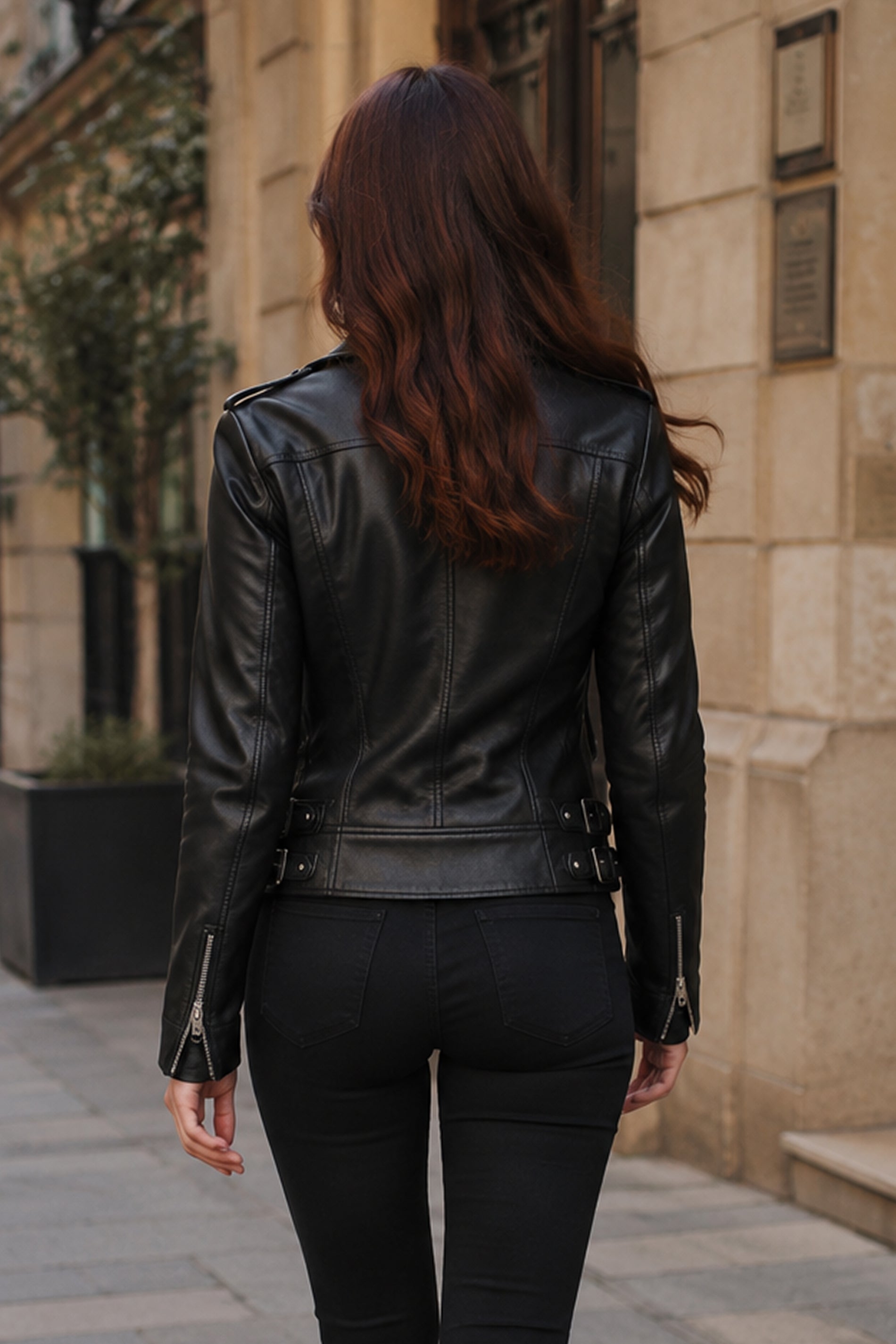 The Shadow Enforcer Leather Jacket