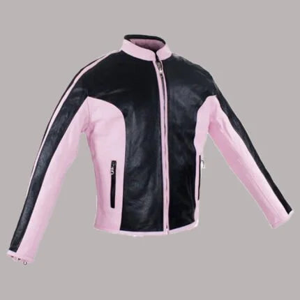 Leather Coat For Women Pink