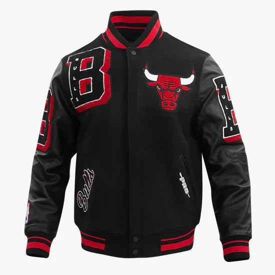 Chicago Bulls Varsity Jacket – Classic Red Bomber for True Fans