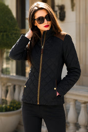 Quilted Equestrian Style Jacket