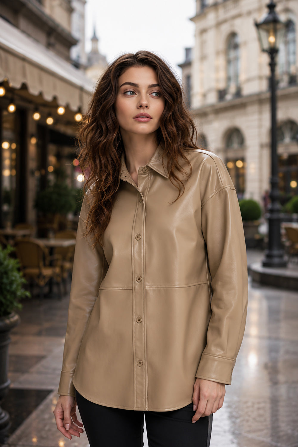 Bomber Jacket for Women Brown