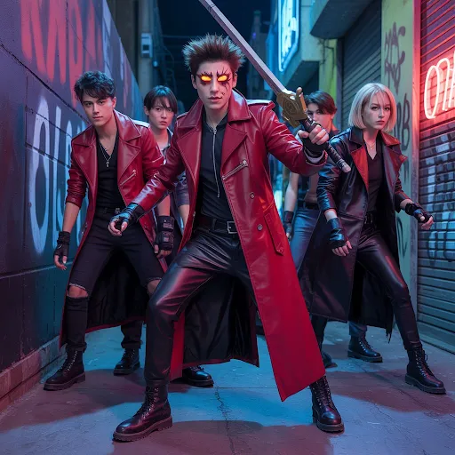 Leather Mates can create a custom coat that looks like it came straight out of a cutscene