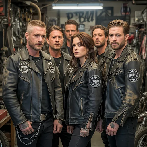 Leather jackets men and women