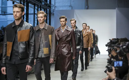 Men are wearing the lates leather jackets