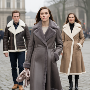 what is shearling coat